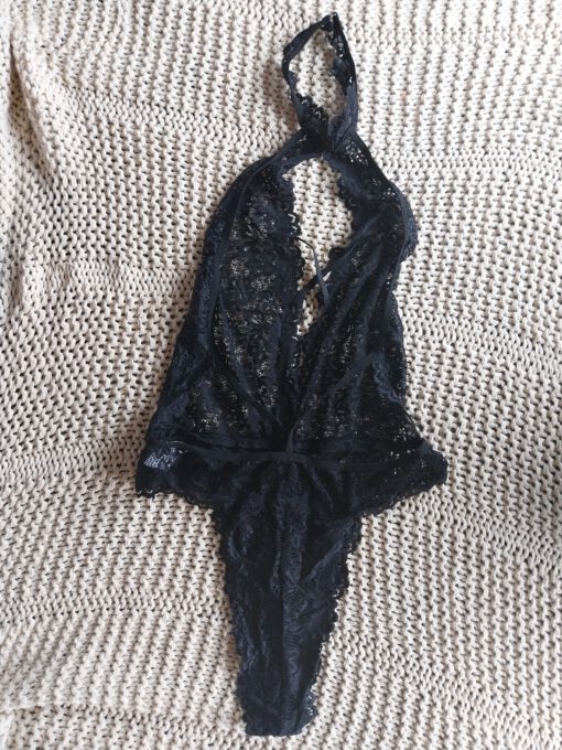 Zwarte kanten body - Afbeelding 2