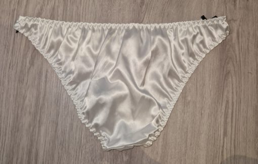 Satijnen slip met strikjes - Afbeelding 2
