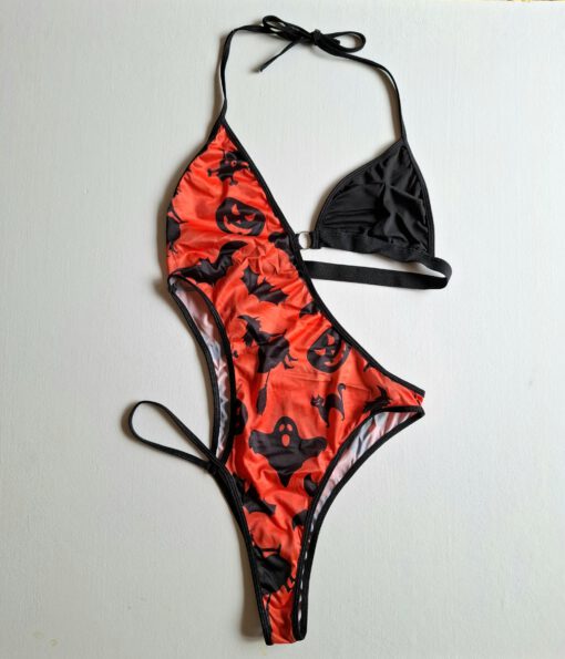 Halloween body oranje