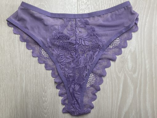 Lila kanten string