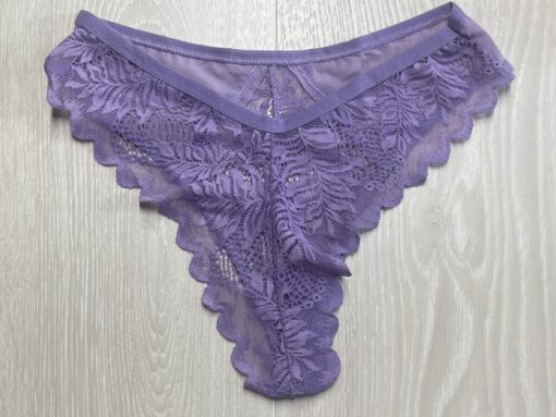 Lila kanten string - Afbeelding 2