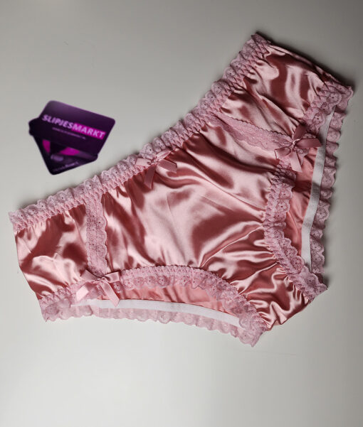 Satijnen roze hipster