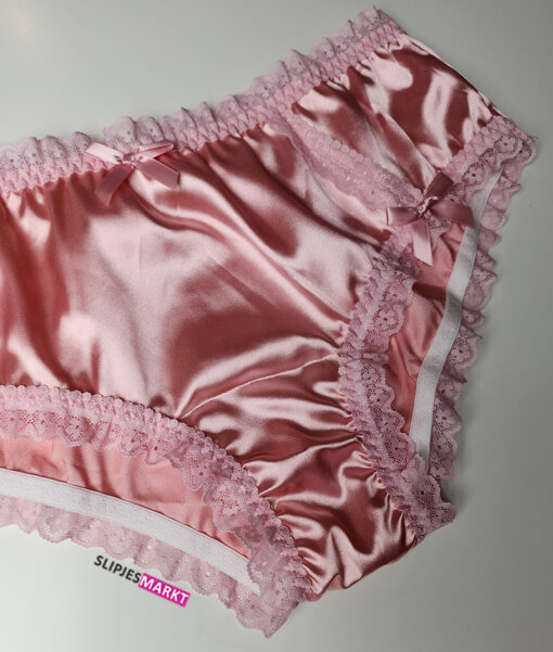 Satijnen roze hipster - Afbeelding 2