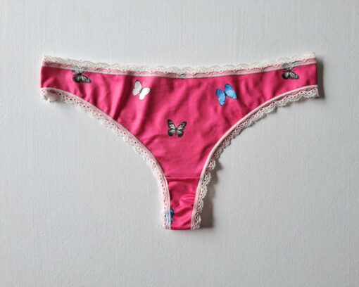 Roze vlindertjes string