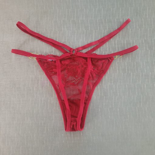 Rode sexy string - Afbeelding 2