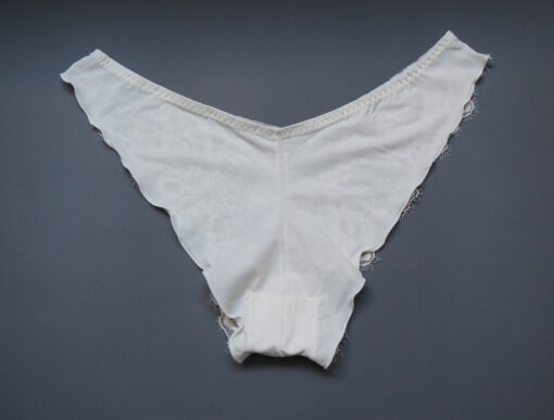 Wit/beige Hipster van kant - Afbeelding 2