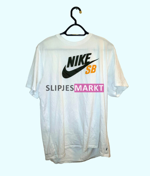 Witte katoenen Nike SB T-Shirt