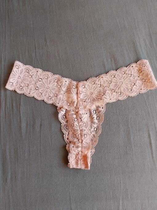 Roze kanten string - Afbeelding 2