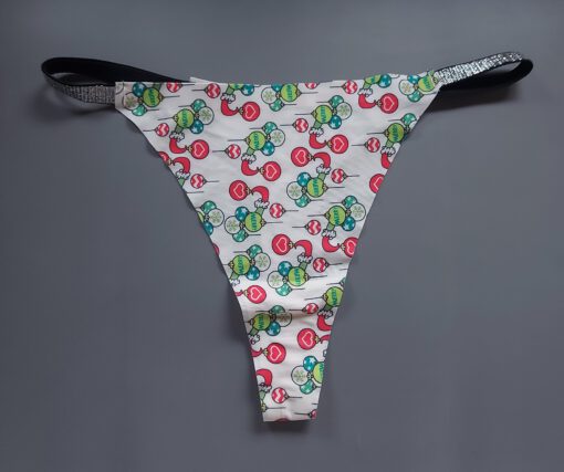 String met kerstballen