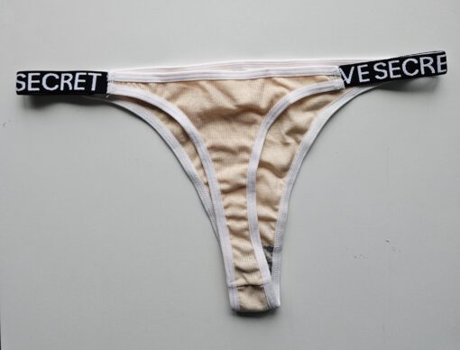 Zalmkleurige sportieve string - Afbeelding 2