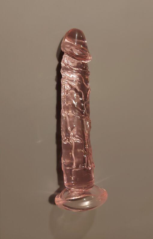 Roze dildo met zuignap