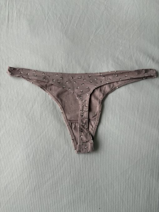 Katoenen string met bloemetjes - Afbeelding 2