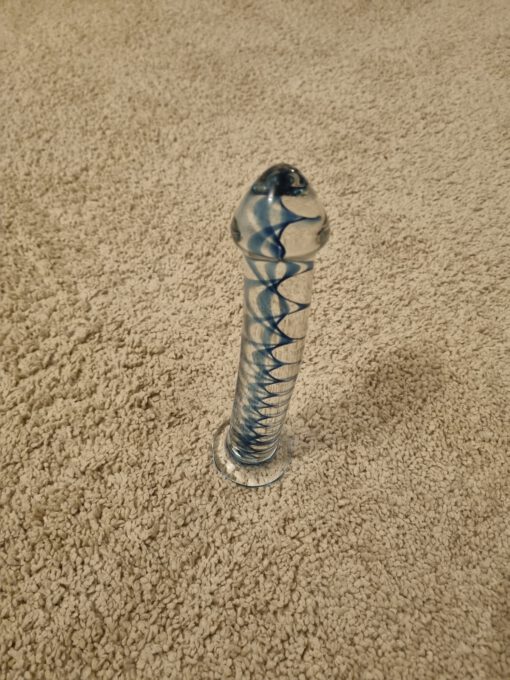 Glazen prachtige dildo