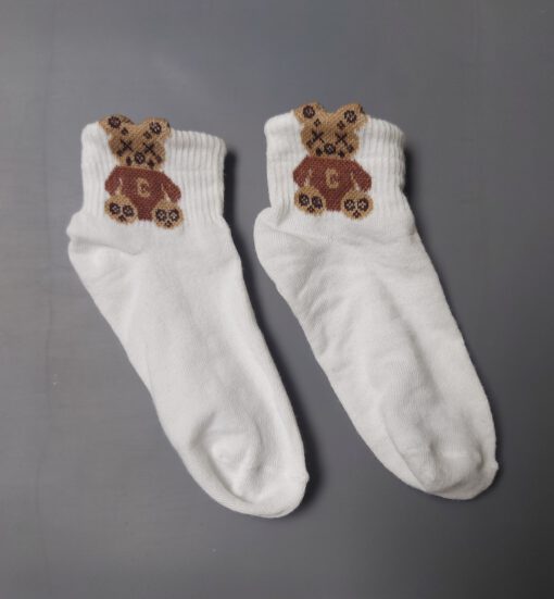 Witte beertjes sokken
