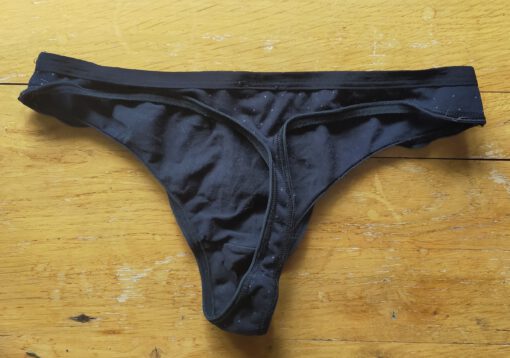Zwarte string met stipjes - Afbeelding 2