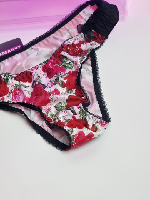 Valentine's - Satijnen gebloemde slip - Afbeelding 2