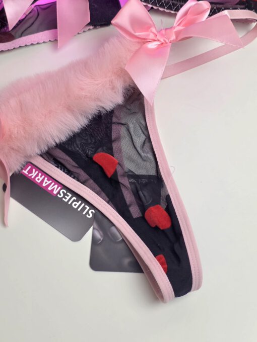 Valentine's - Fluffy doorschijnend setje - Afbeelding 2