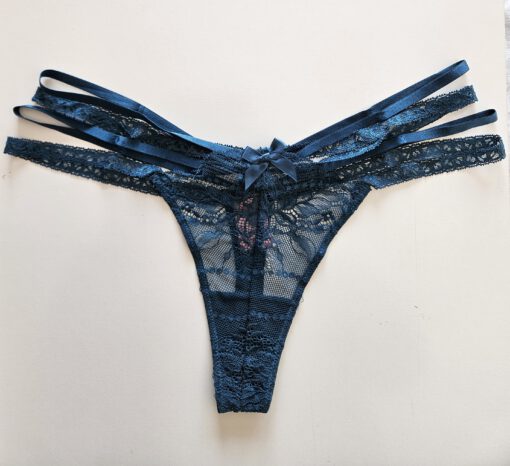 Blauwe string