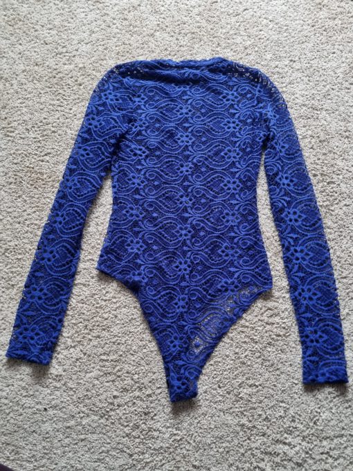 Blauwe doorzichtige body - Afbeelding 2