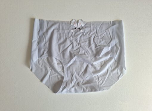 Blauwe naadloze slip