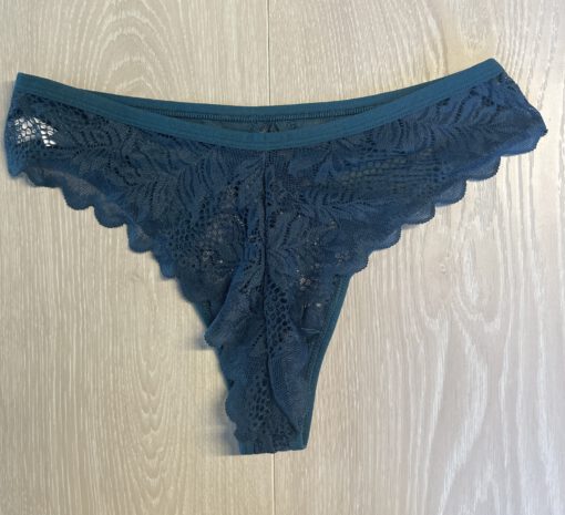 donkerblauwe chique string - Afbeelding 2