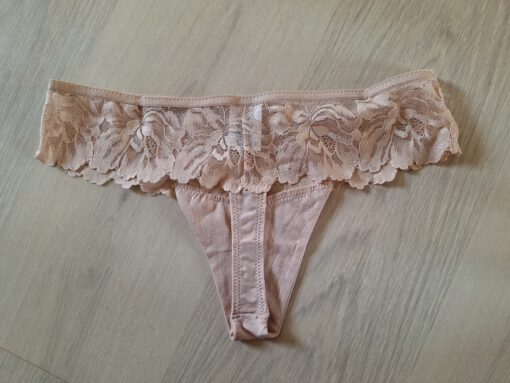 Lichtroze gedragen string - Afbeelding 2