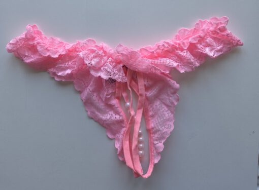 Roze string met open kruis - Afbeelding 2