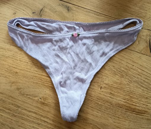 String met roosje