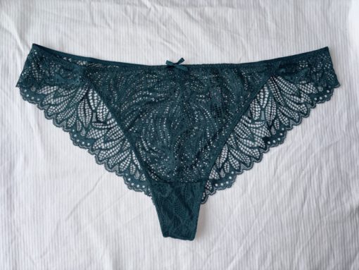Donkergroene slip