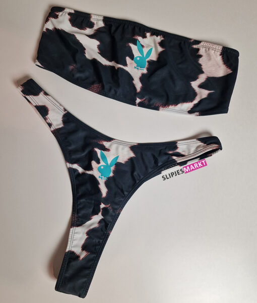 Playboy bikini - strapless en hoog model