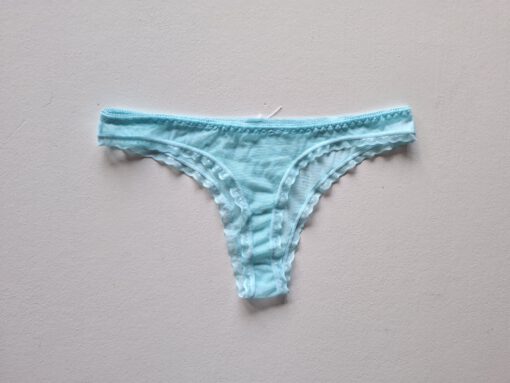 Transparante blauwe string - Afbeelding 2