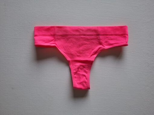 Neon roze string