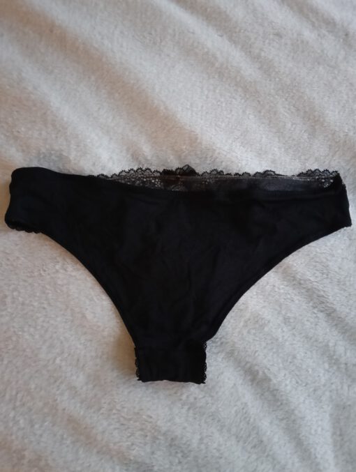 Zwart slip met steentjes - Afbeelding 2