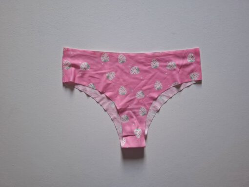 Naadloze roze aardbeien hipster