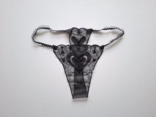 Transparante hartjes string - Afbeelding 2