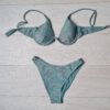 Sexy groene glitterbikini,