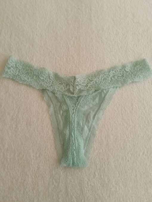 Mintgroene string kant - Afbeelding 2