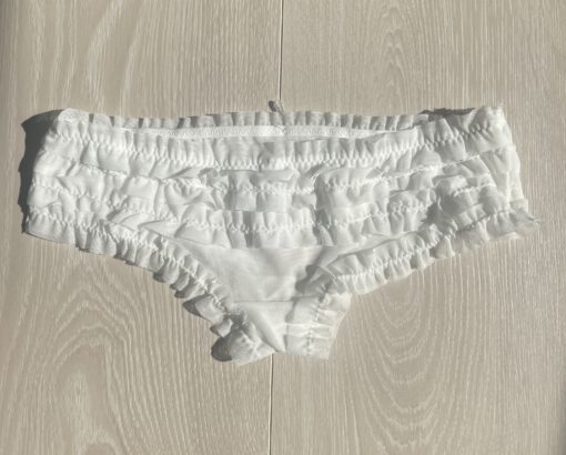 Witte hipster met ruches - Afbeelding 2