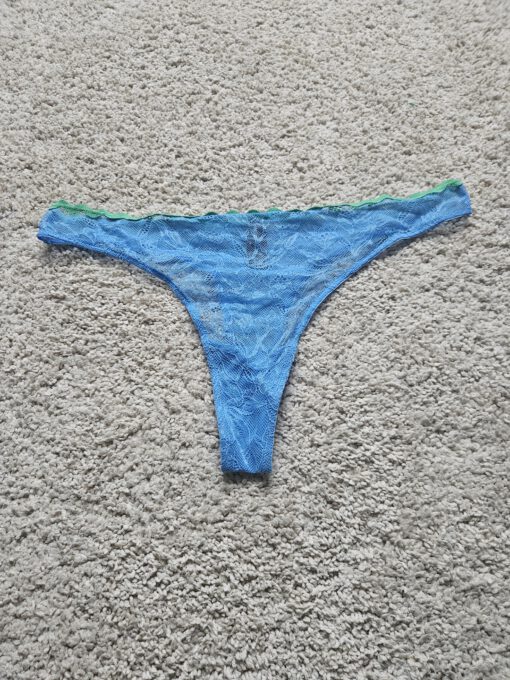 Blauwe string