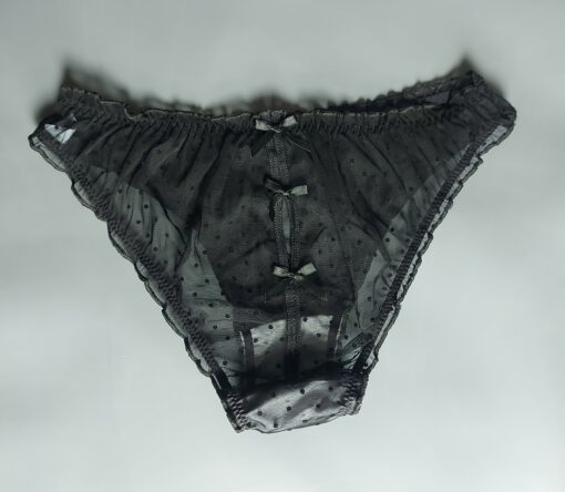 Sexy zwart doorzichtige slip - Afbeelding 2
