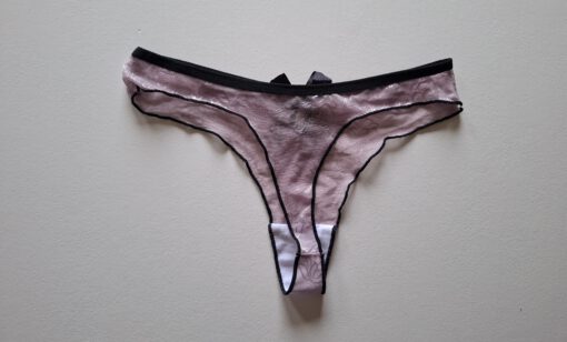 Doorzichtige string met strik - Afbeelding 2