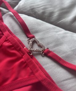 Rode string met detail - Afbeelding 3