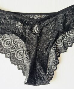 Alternative view of Zwarte kanten brazilian slip
