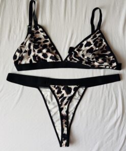 Alternative view of Lingeriesetje met panter print