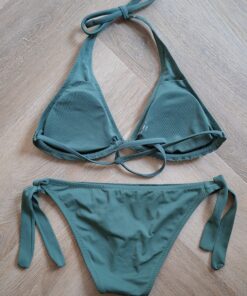 Alternative view of Groene bikini met pailletten