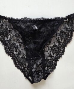 Zwarte kanten slip