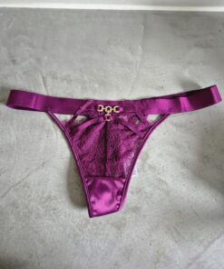 Paars/Roze string met spannend effect