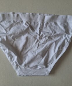 Alternative view of Wit Katoenen slip