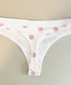 Alternative view of Witte string met appeltjes