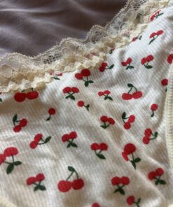 Gele string met kersjes - Afbeelding 3
